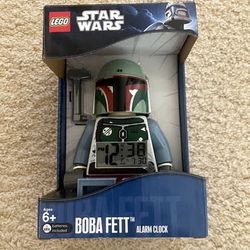 Rare 2011 Lego Star Wars Boba Fett Alarm Clock