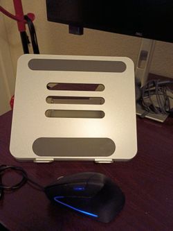 Wireless ergonomic keyboard, laptop riser stand wireless mouse