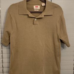 Mens Beige Levi’s Polo Size M