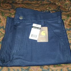 Carhartt Men's Size 36 Rugged Professional Relaxed Fit Canvas Short
