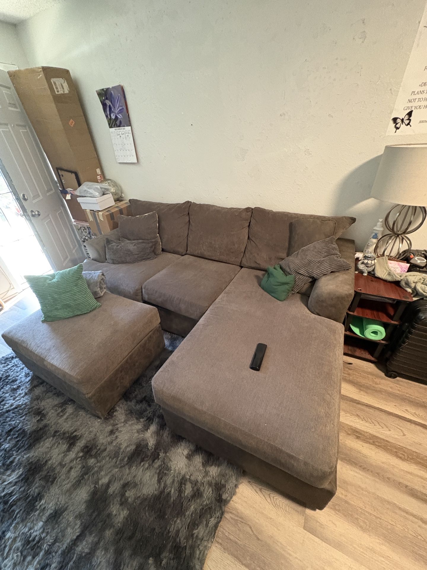 Sofa/Ottoman & Microwave
