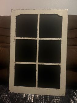 Large Handmade Farmhouse Window Chalkboard – 38" x 24"h