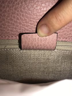 Gucci Soft Pink Dollar Calfskin Leather Interlocking G Shoulder Bag Gucci