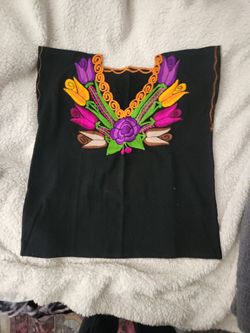 Mexican Embroidered Top