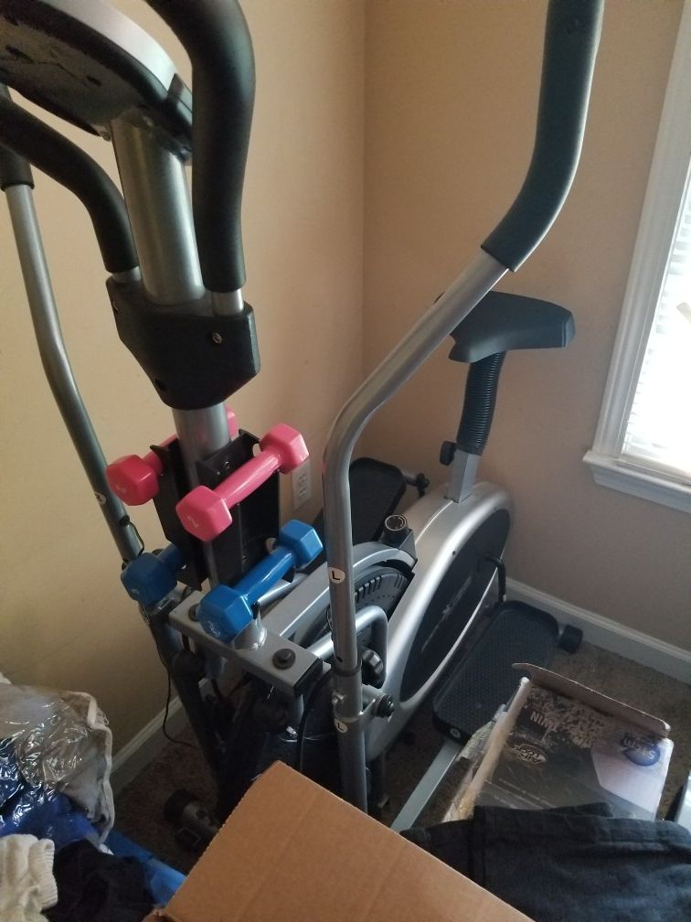 Eliptacal bike an weights