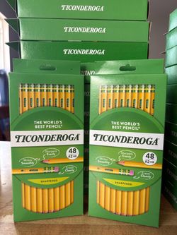 Ticonderoga #2 Pencils, sharpened, 48 count