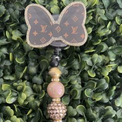 Brown Bow Badge Reel