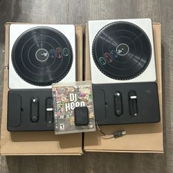 DJ Hero Controllers + DJ Hero Game PS3
