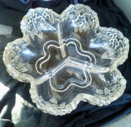 Mikasa Walther Glas Crystal Divided Bowl