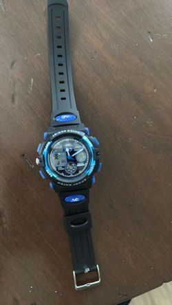 Boys Blue waterproof alarm watch