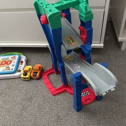 Vtech 4-in-1 Raceway And Leap Frog 100 Words