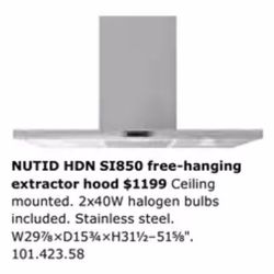 Brand-New IKEA Extractor Hood - Unbox The Freshness! Last Chance For A Smoke-Free Kitchen!!