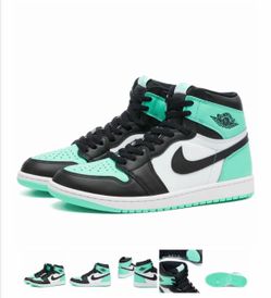 Jordan 1 retro high og green glow