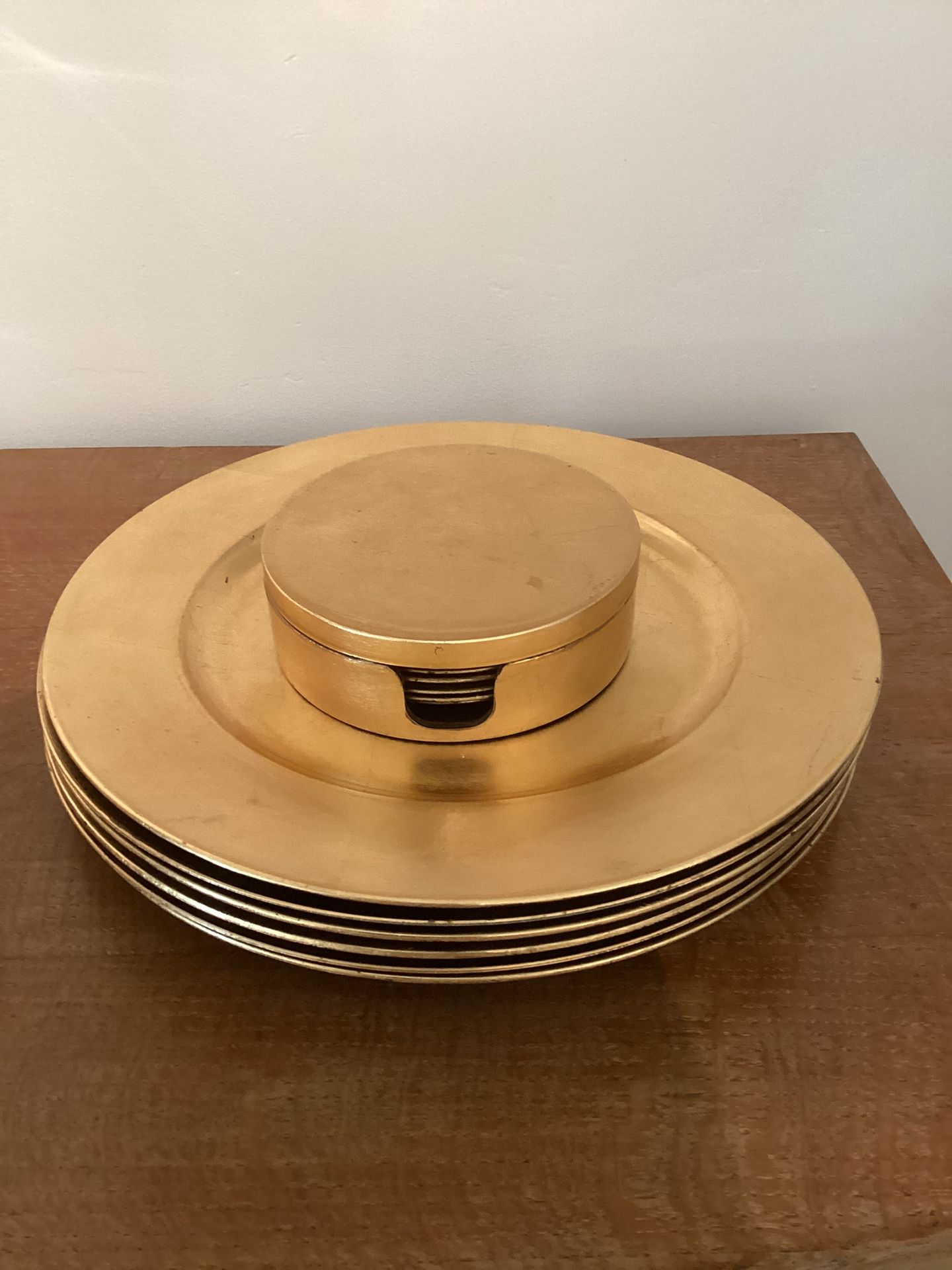 Plate Charger  Coasters Platos Porta Basos .