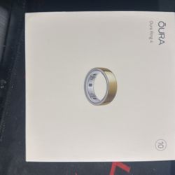 Oura Ring Gen 4 – Gold – Size 10 – Brand New & Sealed