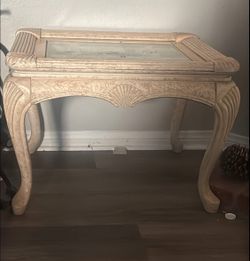 Coffee table glass top