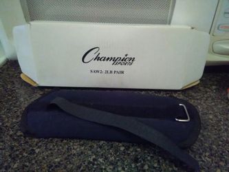 Brand new in box ankle and wrist weight 2lb each