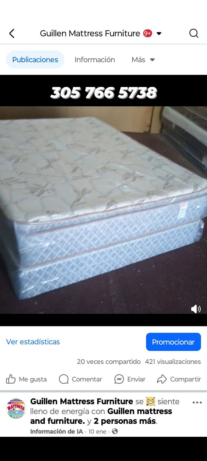 Have All Size Available Good Prices Todos Los tamaños Disponibles Stack of new mattresses wrapped in protective plastic. Multiple styles available.