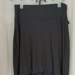 Gray, knee-length skirt from Old Navy, size 1X