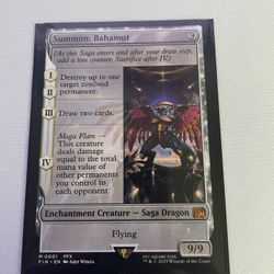 Magic The Gathering (mtg) Summon: Bahamut