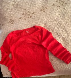 Red old navy long sleeve shirts