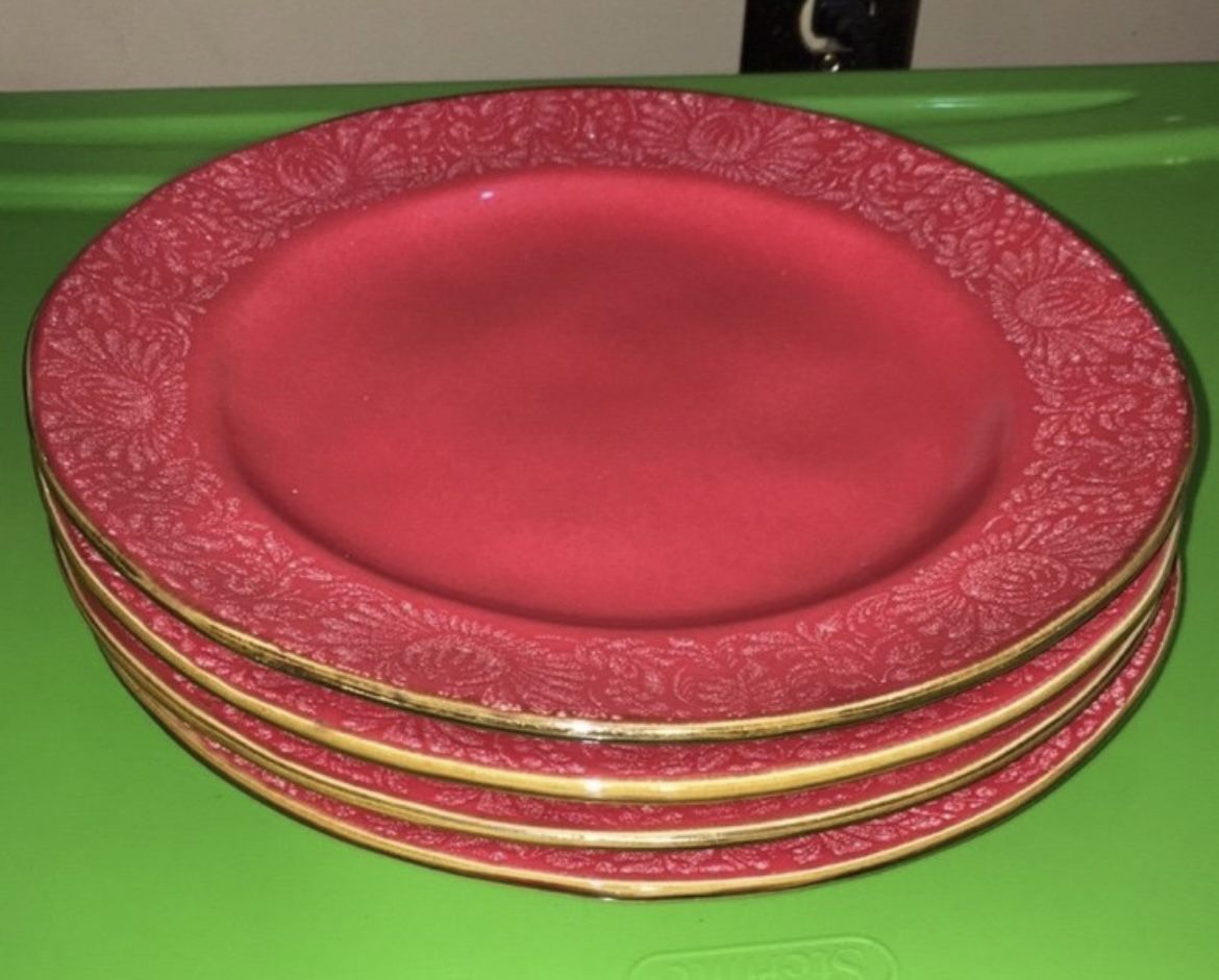 4 Cooks Essential Ceramic Dinner Plate Set