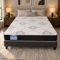 Queen Size Mattress 10 Inches Thick - New From Factory - Quality & Comfort - Same Day Delivery Available