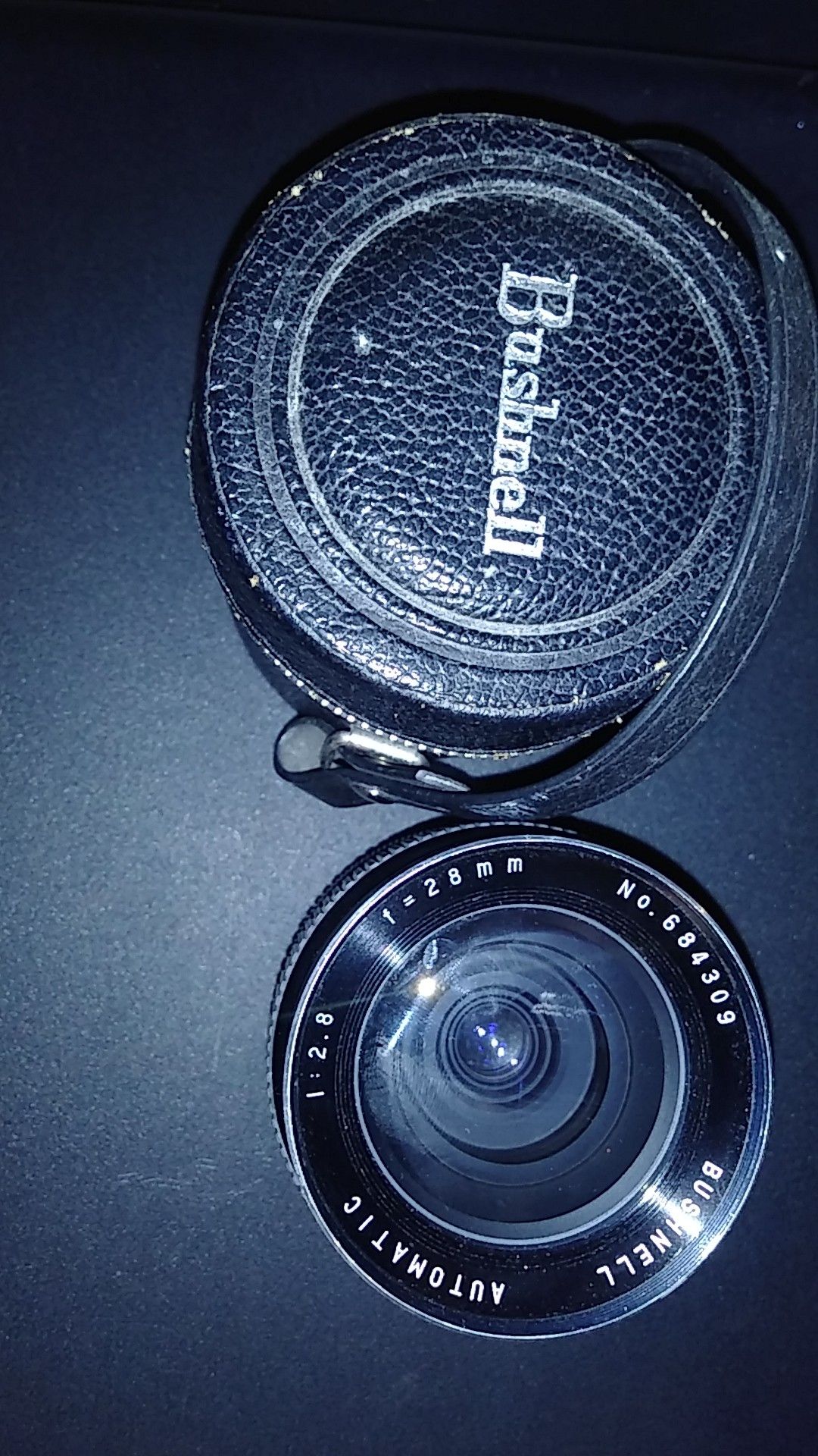 Bushnell camera lens