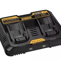 DEWALT 12V to 20V MAX Lithium-Ion Dual Port Jobsite Charging Station with (2) USB Ports