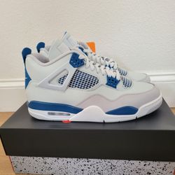 Brand New Never Worn Jordan Retro 4 Military Blue size 10.5 mens