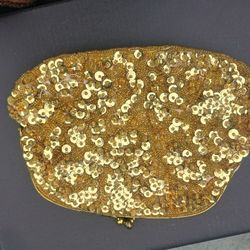 Gold Sequin Purse