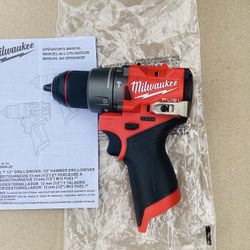Milwaukee M12 New Fuel Hammer Drill 1/2” / Tool Only / 50$ Firm On Price⛔️