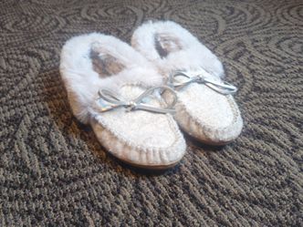 Grey J crew slip on size 7