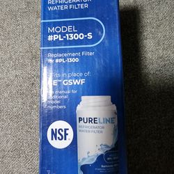PureLine Refrigerator Water Filter Model PL-1300-S Fits GE GSWF New Lot Of 3
