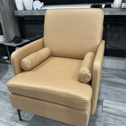 Comfortable Linen Reading Chair  New
