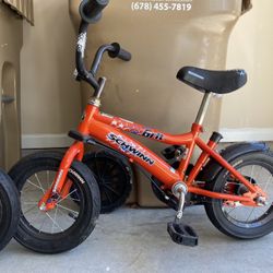 Two Schwinn Grit 12” Bikes