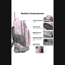 Rolling backpack Girl Tilami 