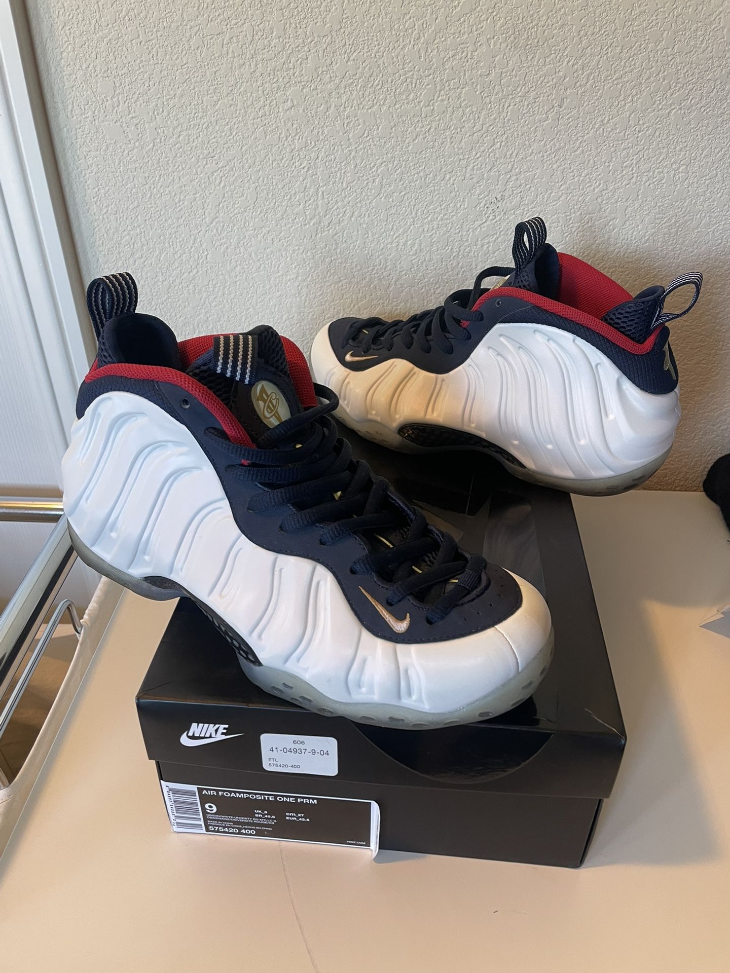 Nike Air Foamposite One Premium Olympics Size 9