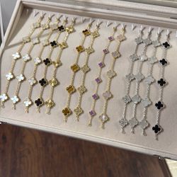 Clover bracelets Gold plated