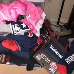 All brand new patriots and Red Sox items￼