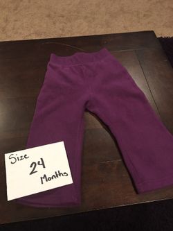 Fleece pants