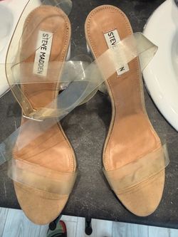 Steve Madden Clear Strap Sandals