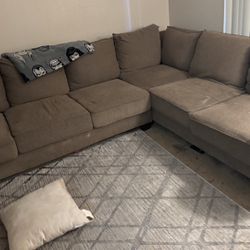 Brown Sectional Couch 