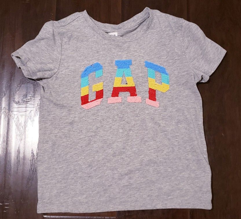 Girls New Sequin GAP top Size 7