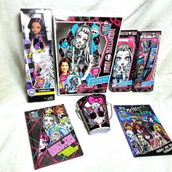 Monster High Doll and Collectible Toys bundle