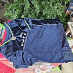 Seahawks Dog Jersey - Medium