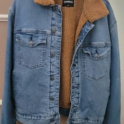 Express Sherpa Jean Jacket