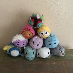 Disney Tsum Tsum Lot Of 10! New With Tags!