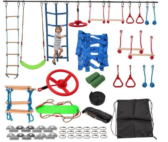 Ninja Slackline For Backyard .