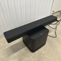 Bose Smart Soundbar 300 and Bose Bass Module 500